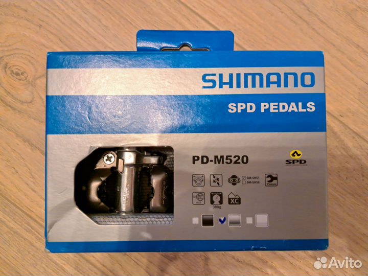 Педали shimano PD-M520