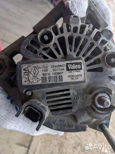 Генератор renault megane 2