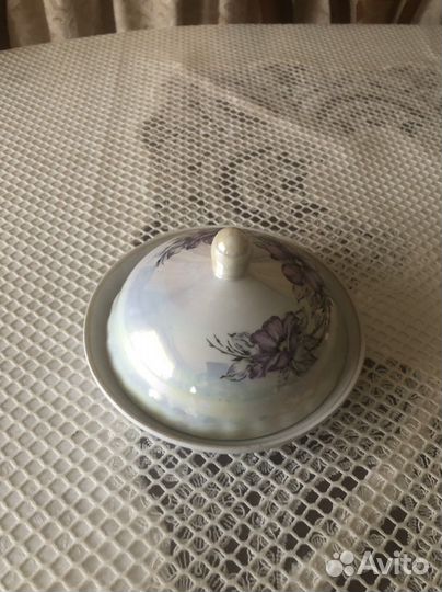 Масленка фарфор