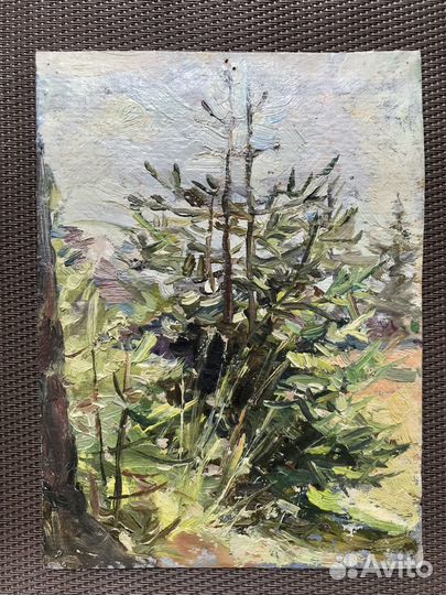 Ромадин эскизы картон масло