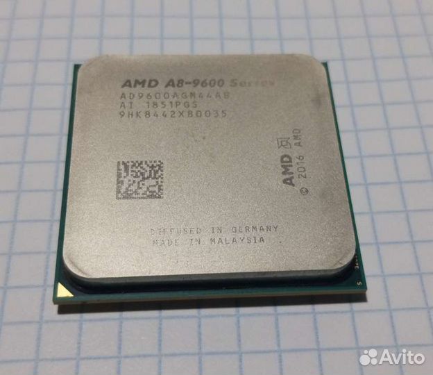 Процессор AMD A8-9600 AM4, 4 x 3100 мгц