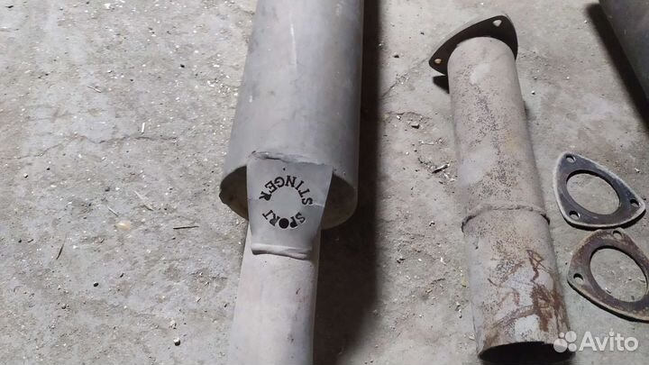 Выхлопная система на приору из нержавейки