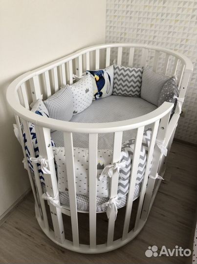 Бортики для детской кроватки