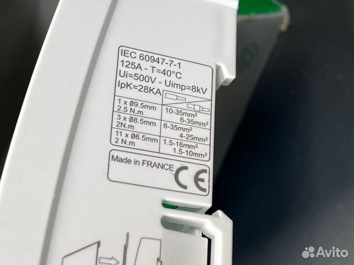 Schneider LGY412560 клеммный блок, новый, 1 шт