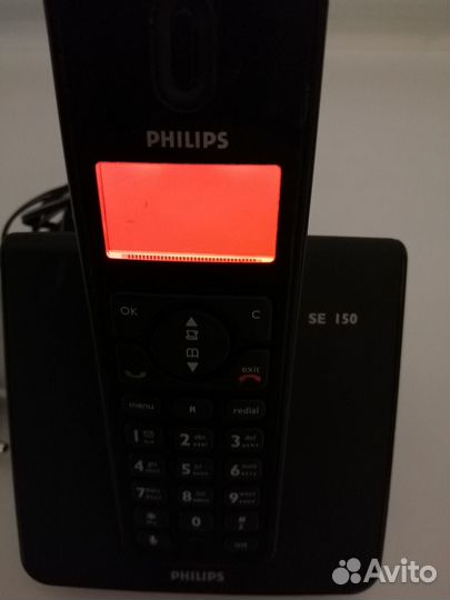 Нерабочий домашний радиотелефон Philips, Panasonic
