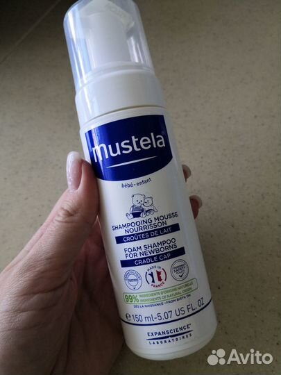 Mustela шампунь и крем