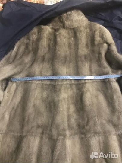 Шуба норка голубая 48 50