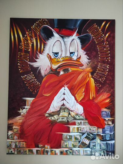 Картина маслом Скрудж Будда