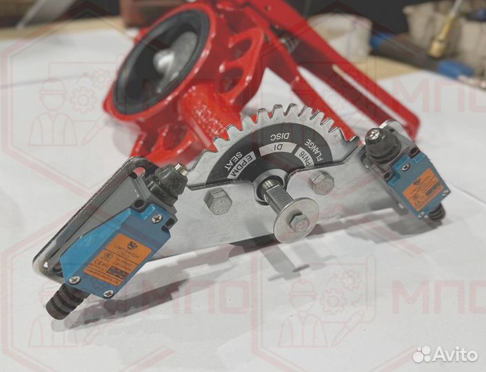 Затвор поворотный дисковый Machaon BFV-01 с ручкой