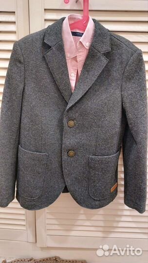 Пиджак на мальчика 140