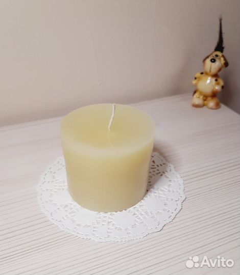 Свечи белые из натурального пчелиного воска