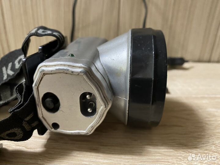 Фонарь светодиодный на голову на аккумуляторах