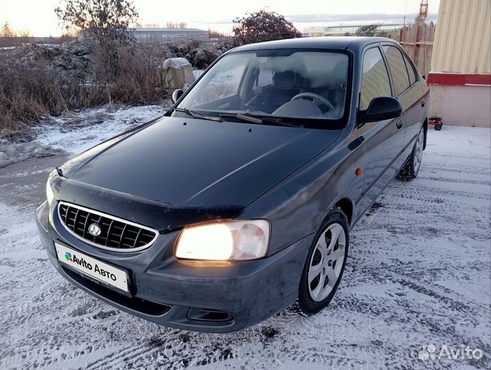 Hyundai Accent 1.5 МТ, 2003, 179 000 км