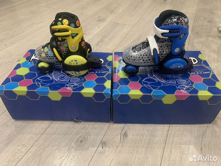 Роликовые коньки детские раздвижные