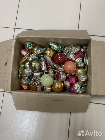 Елочные игрушки СССР одним лотом