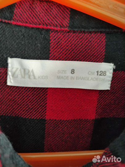 Рубашка zara 128