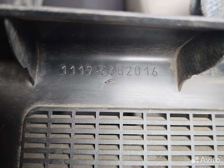 Накладка задней панели лада калина хечбек