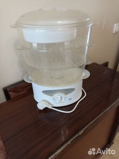 Пароварка пластмассовая 3-х ярусная