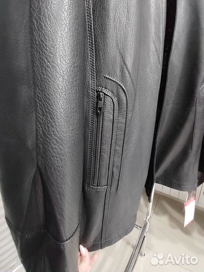 Кожаная дубленка мужская