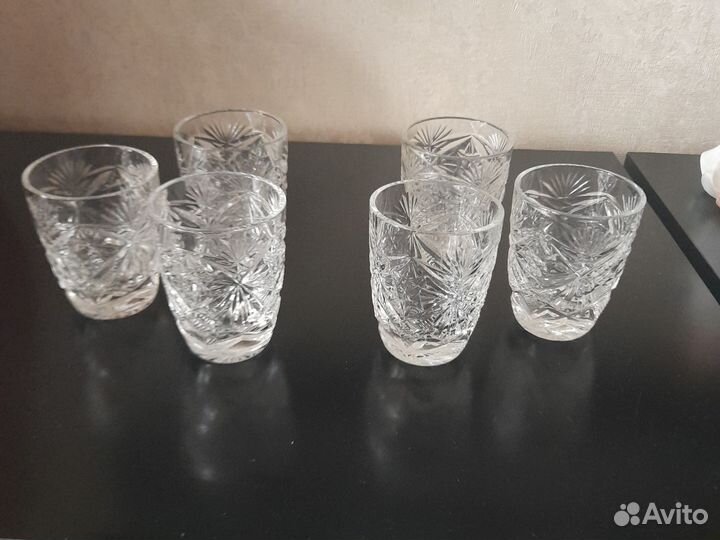 Стопки хрустальные СССР