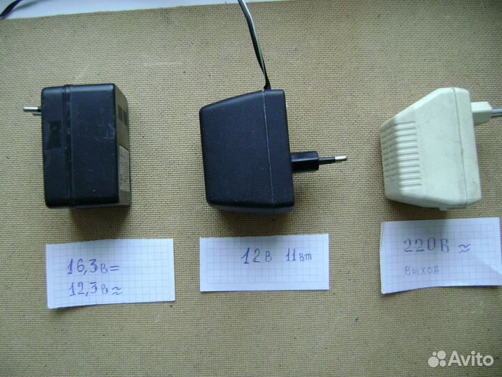 Блоки питания на 9 и 6 вольт и другие