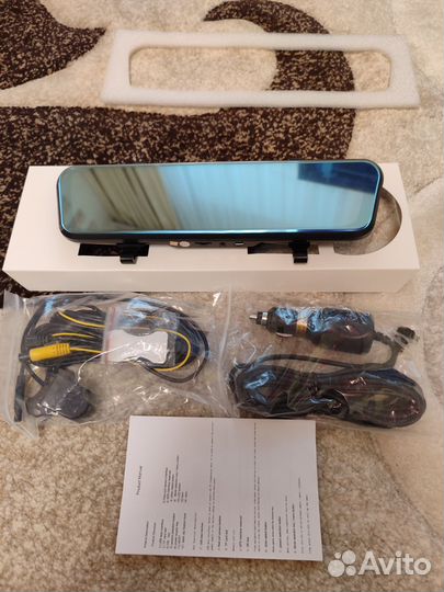 Видео регистратор зеркало + камера заднего вида