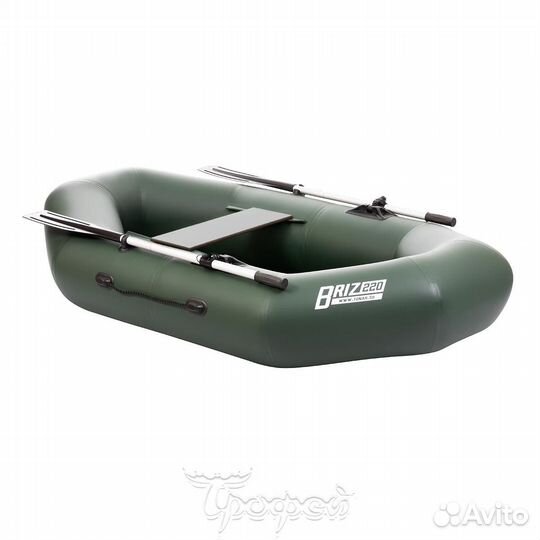 Лодка Бриз 220 зеленый