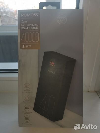 Внешний аккумулятор Romoss 40000 mAh Powerbank