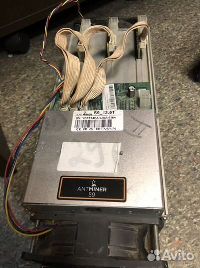 Продам / обменяю asic bitmain antminer s9 с бп