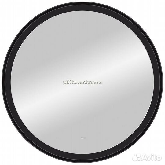 Зеркало Континент Planet Black LED D800 с подсветкой с бесконтактным выключателем злп684