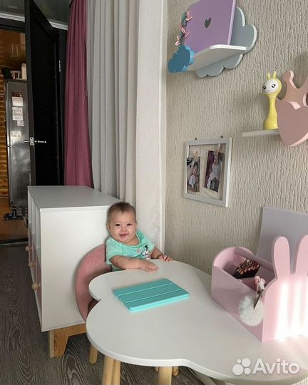 Детский стол и стул