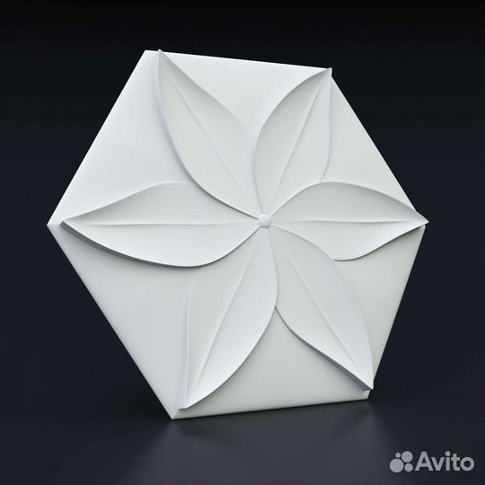 Гипсовая 3D панель 