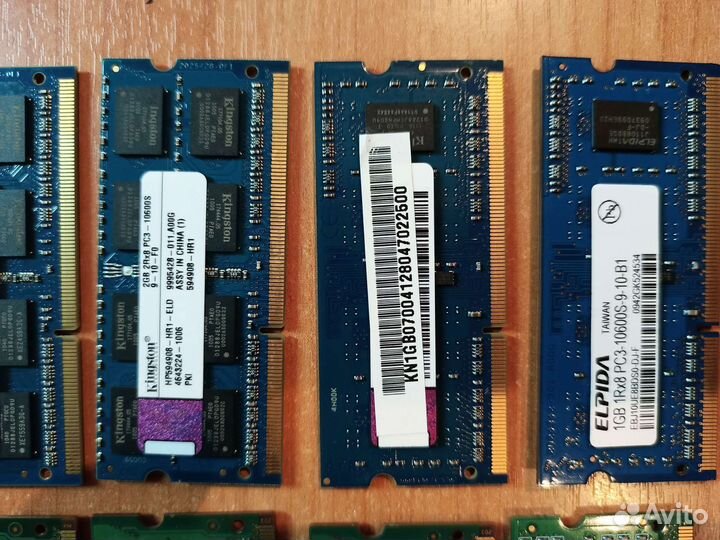 Оперативная память ddr3 1-2 gb для ноутбука