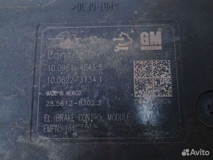 Блок ABS абс Opel Astra J, 1.6