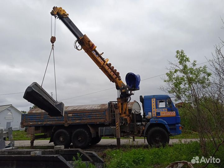 Манипулятор вездеход стрела 7тн / 19м, борт 10 тн