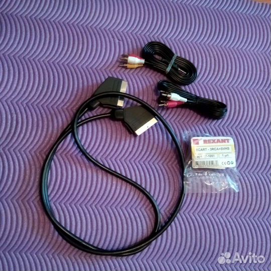 Кабель scart, тюльпан, переходник