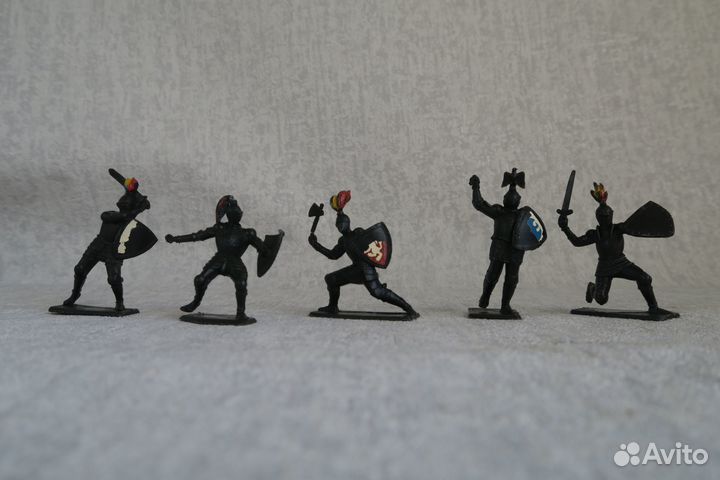 Солдатики рыцари средневековые воины СССР
