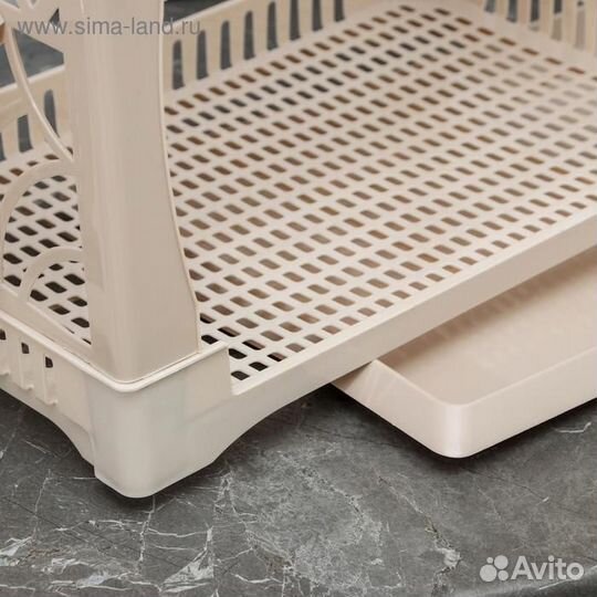 Сушилка для посуды 2-х ярусная «Мечта хозяйки», 48