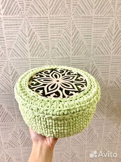 Трикотажные корзинки