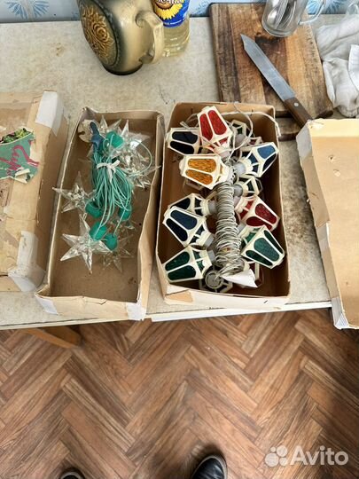 Елочная гирлянда СССР