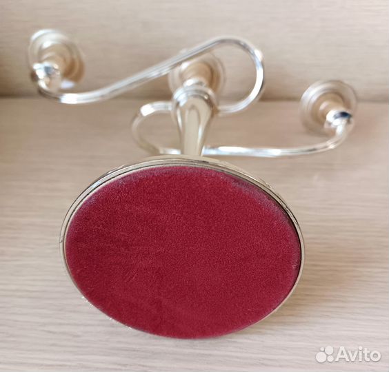 Подсвечники Queen Anne посеребрение с хранения