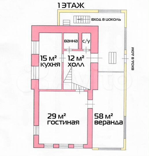 Дом 114 м² на участке 18 сот.
