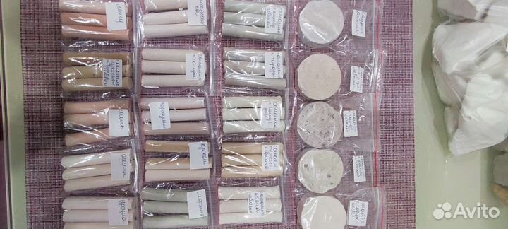 Натуральный мелок и глинка