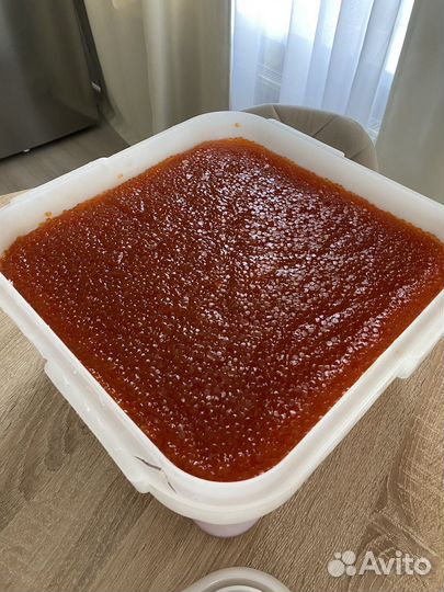 Икра красная горбуши и кеты
