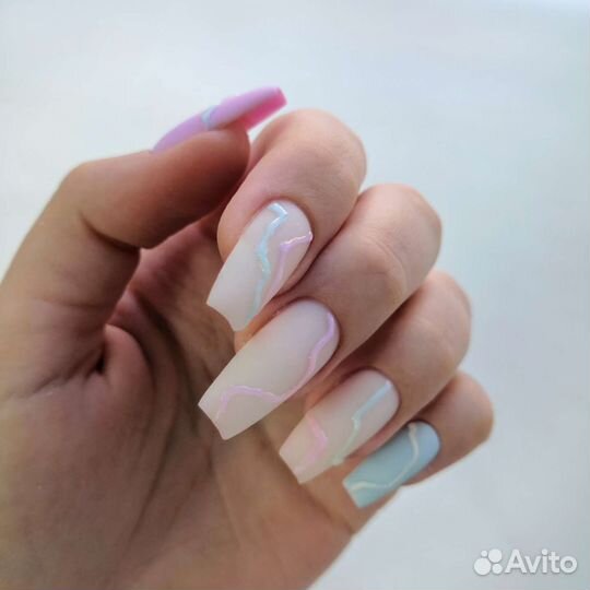 Маникюр, Гель-лак, Наращивание