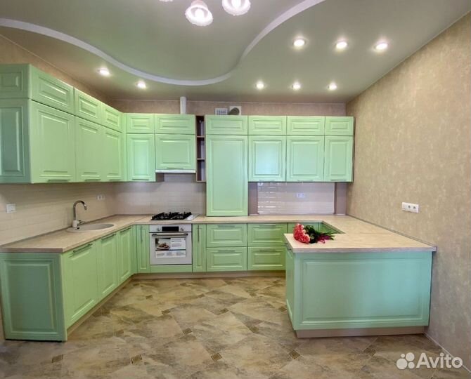 Прямая кухня на заказ под ключ