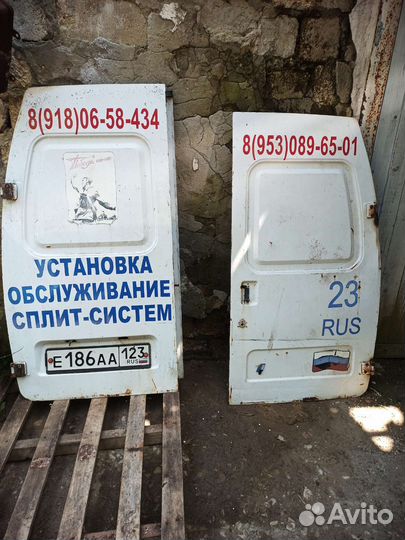 Двери на газель