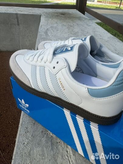 Adidas Samba OG white blue