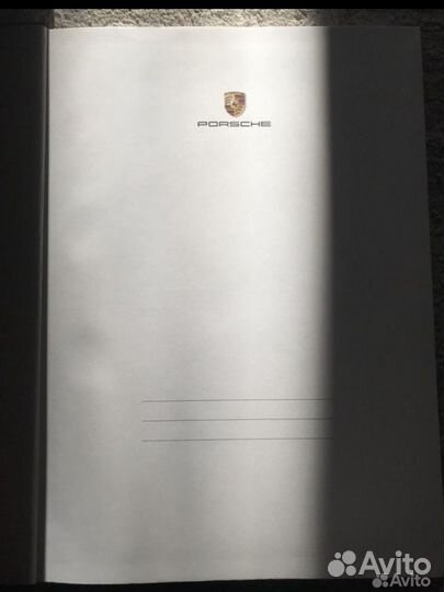 Оригинальный porsche блокнот