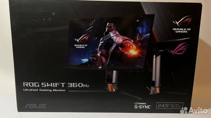 Full HD Монитор asus ROG swift PG259QN 360Hz